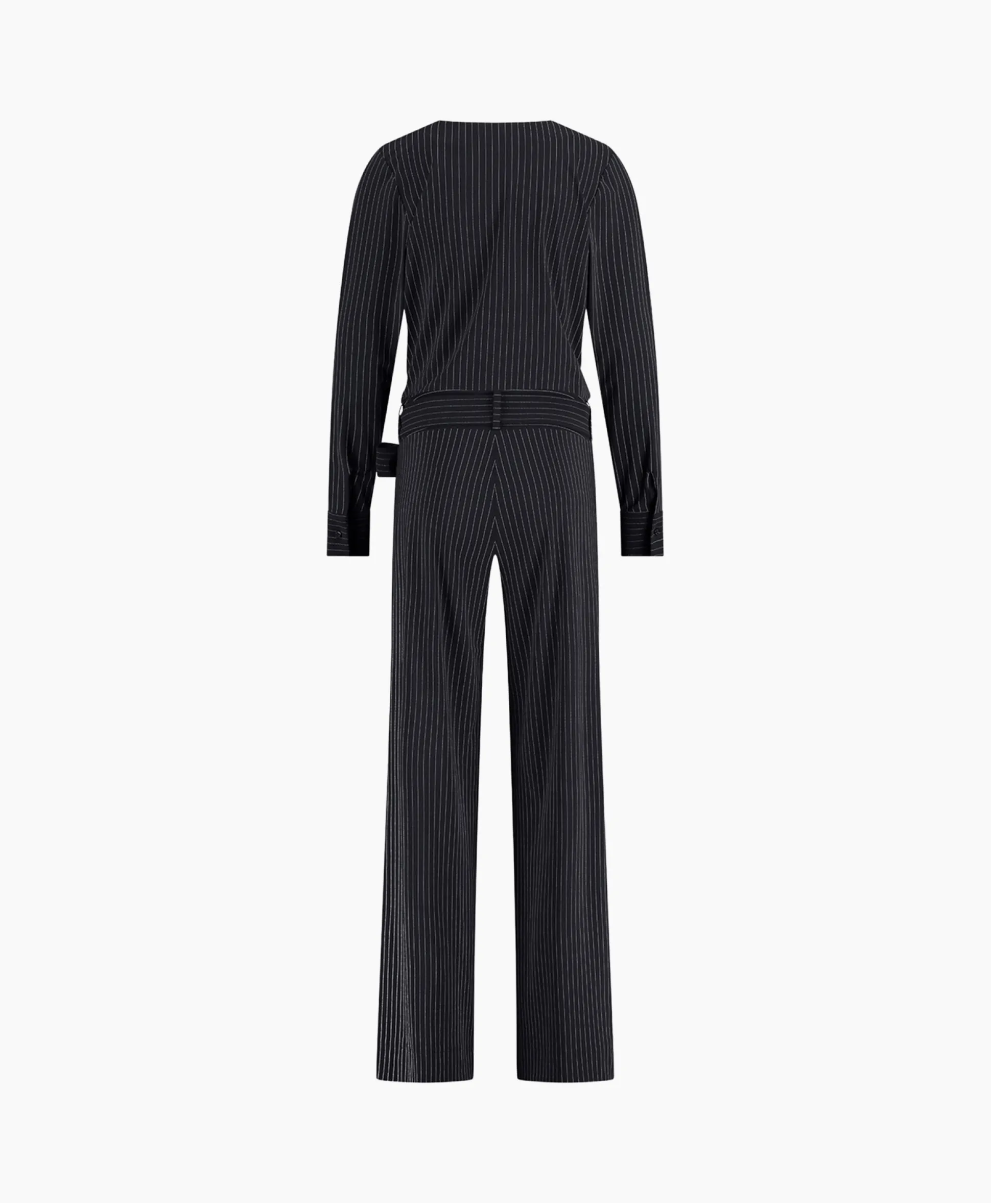 Online Jumpsuit Malia Pinstripe Zwart Dessin Dames Jumpsuits