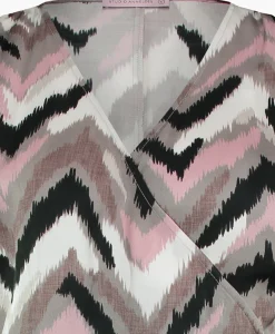 Store Jurk Juno Satin Wrap Dress Ecru Dames Jurken