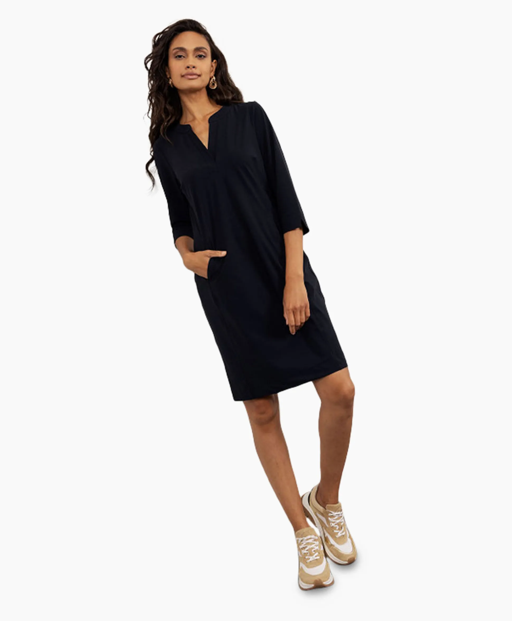 Best Jurk Simplicity Dress Zwart Dames Jurken