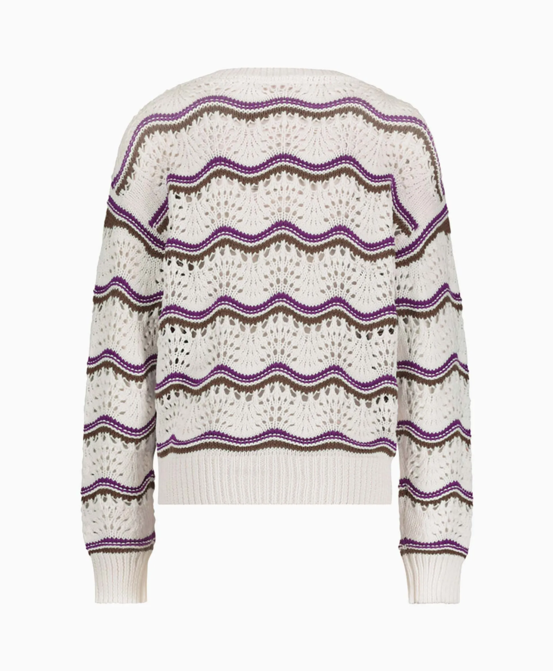 Best Sale Pullover Leana Ajour Ecru Dames Truien