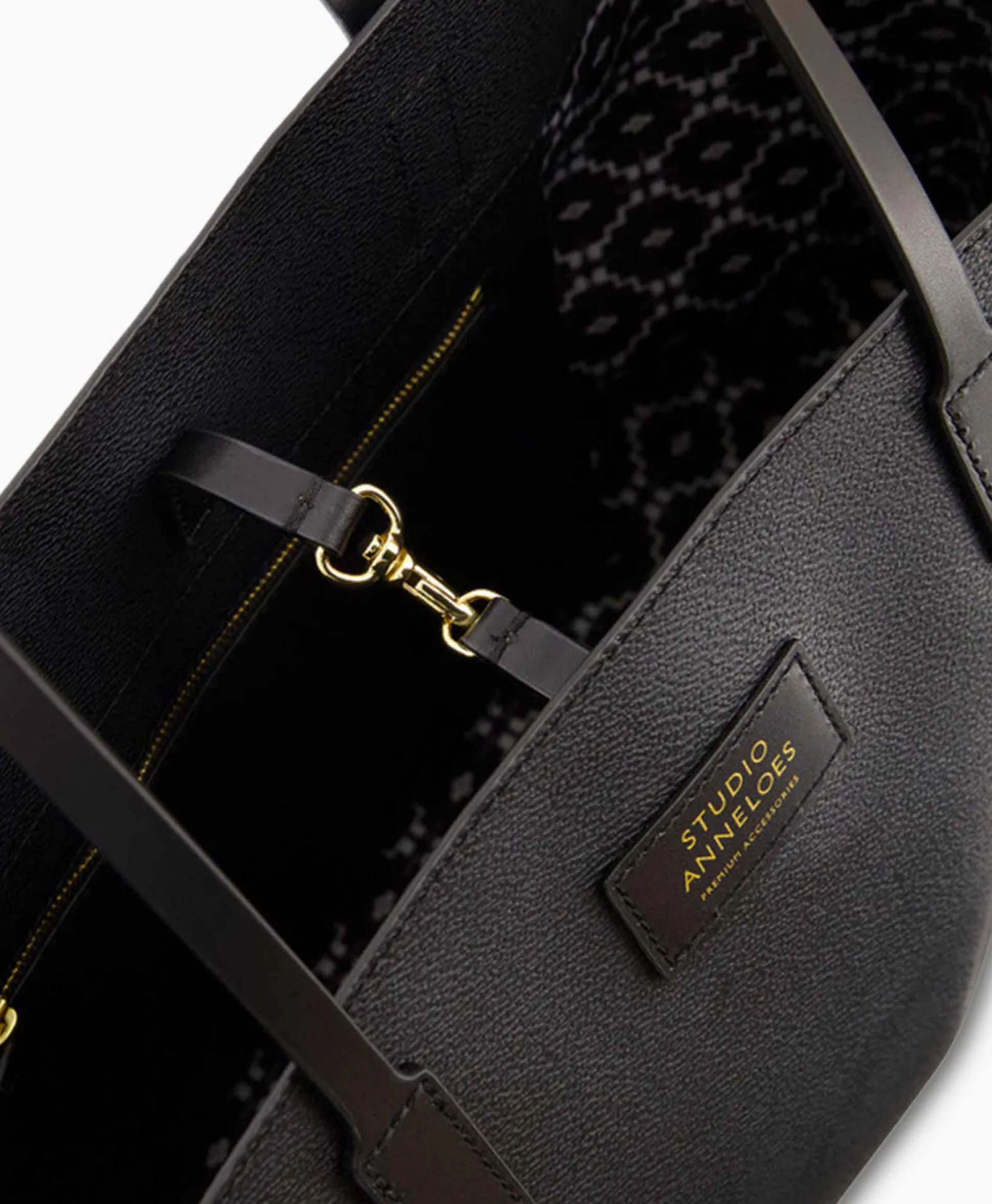 Clearance Sneaker Shopper Sa Solid Zwart Dames Tassen