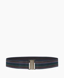 Flash Sale Tas Sa Elastic Stripe Belt Donker Blauw Dames Riemen
