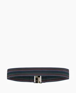 Flash Sale Tas Sa Elastic Stripe Belt Donker Blauw Dames Riemen
