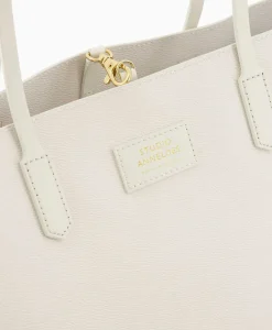 Clearance Tas Shopper Sa Solid Off White Dames Tassen