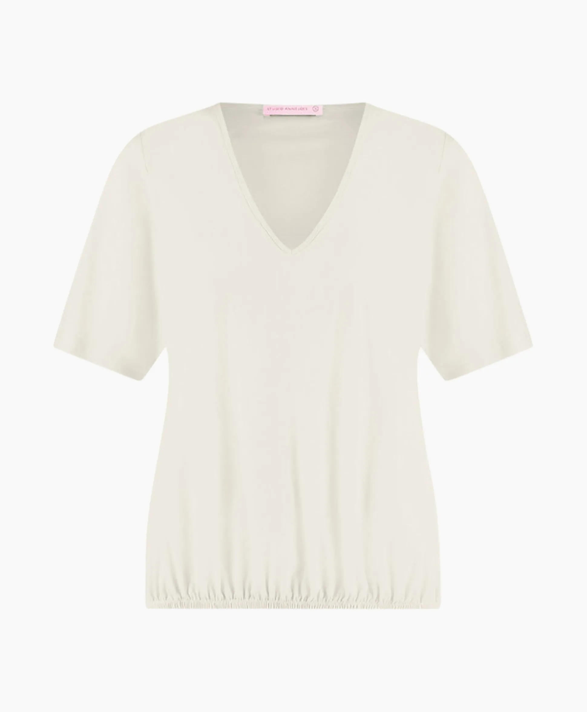 Discount Top & T-Shirt Vicky Shirt Off White Dames T-Shirts & Tops