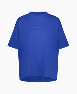 Cheap Top & T-Shirt Dani Sport Tee Blauw Dames T-Shirts & Tops