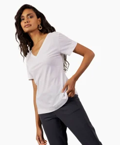 Clearance Top & T-Shirt Roller Shirt Wit Dames T-Shirts & Tops