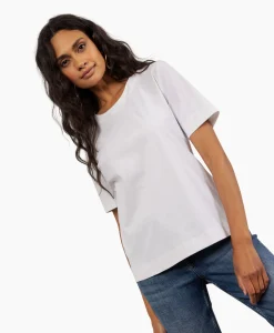 Cheap Top & T-Shirt Travel Tee Wit Dames T-Shirts & Tops