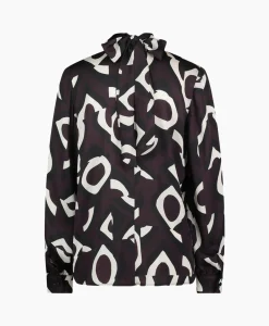 Cheap Top Izzie Satin Eyes Bruin Dames T-Shirts & Tops