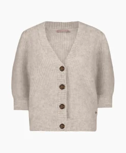Online Vest Mandy Mohair Cardigan Zand Dames Vesten