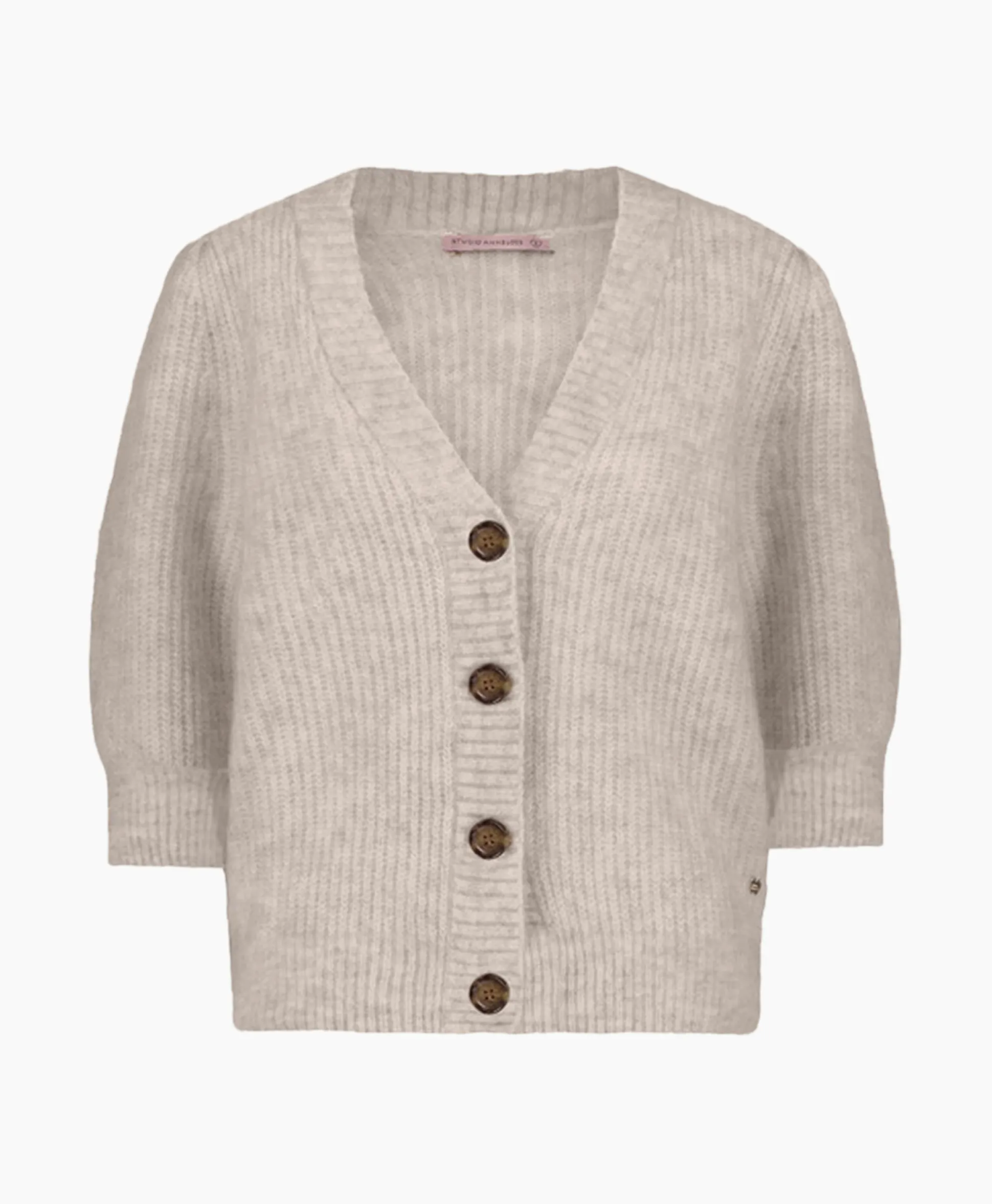 Online Vest Mandy Mohair Cardigan Zand Dames Vesten