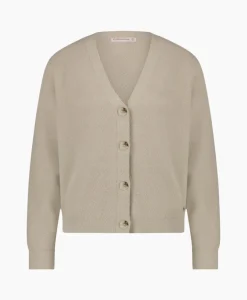 Flash Sale Vest Olivian Soft Cardigan Zand Dames Vesten