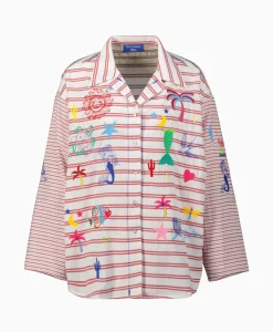 Hot Blouse Gardenia Gb7 Off White Dames Blouses