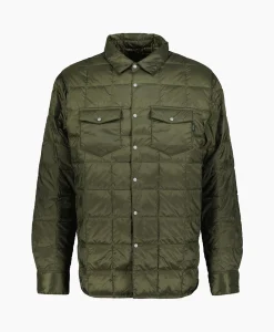 Fashion Jack W-Pocket Down Shirts Donker Groen Heren Jassen