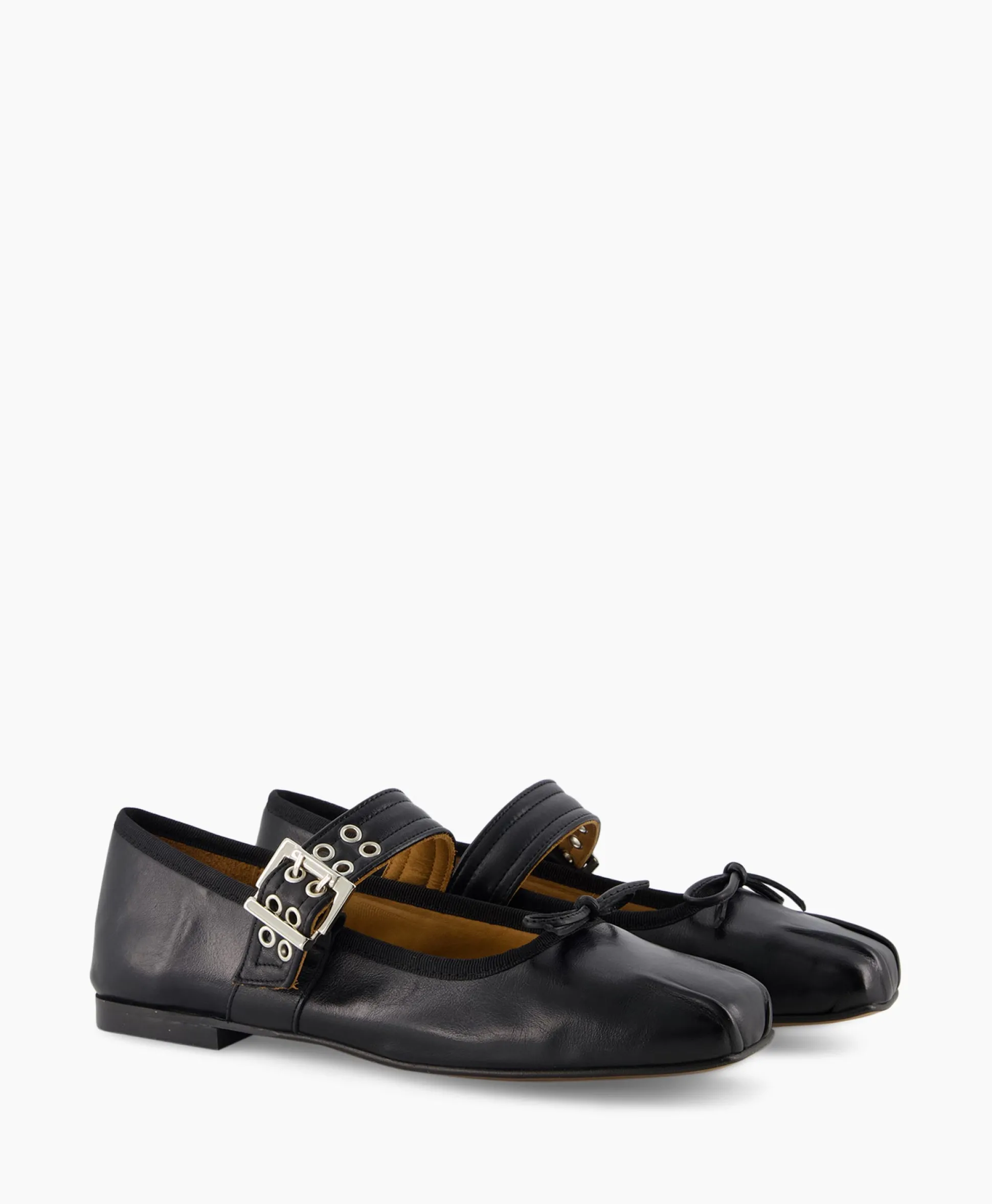 Clearance Ballerina Tl-Astrid Zwart Dames Instappers