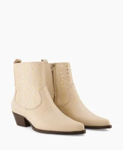 Best Cowboylaars Tl-Blues/ Rock Off White Dames Laarzen