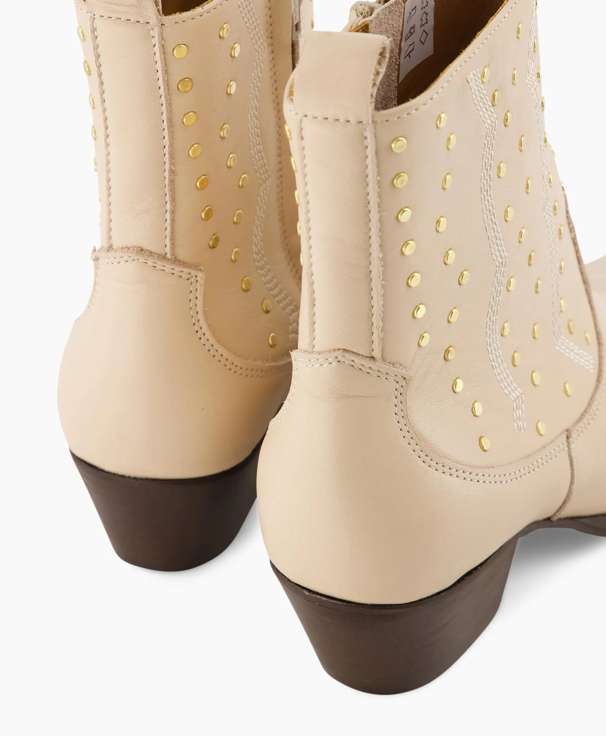 Best Cowboylaars Tl-Blues/ Rock Off White Dames Laarzen