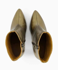 New Enkellaars Pyton Goud Dames Laarzen