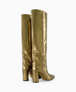 Store Lange Laars 12591 Goud Dames Laarzen