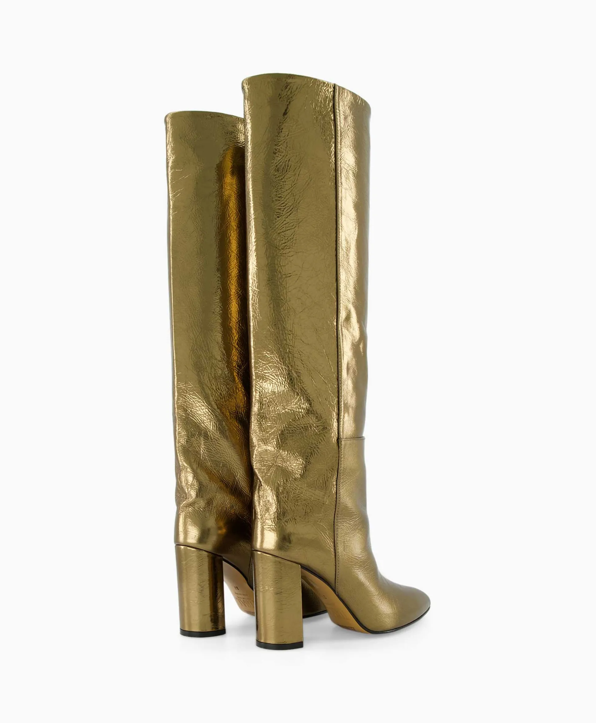 Store Lange Laars 12591 Goud Dames Laarzen