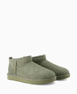 Best Sale Enkellaars Winterboot Classic Ultra Mini Khaki Heren Laarzen