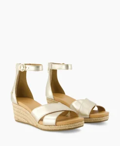 Best Sandaal Eugenia Goud Dames Sandalen