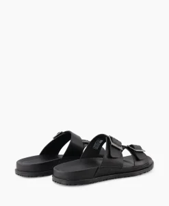 Flash Sale Sandaal Wainscott Buckle Slide Black Jeans Heren Sandalen