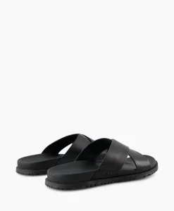 Fashion Sandaal Wainscott Slide Zwart Dames Sandalen