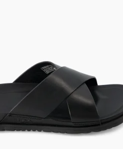 Fashion Sandaal Wainscott Slide Zwart Dames Sandalen