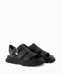 Sale Sandaal Zonder Hak Capitelle Strap Zwart Dames Sandalen