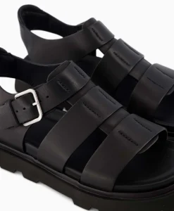 Sale Sandaal Zonder Hak Capitelle Strap Zwart Dames Sandalen