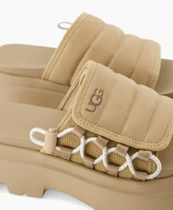 Best Sandaal Zonder Hak W Callie Beige Dames Sandalen