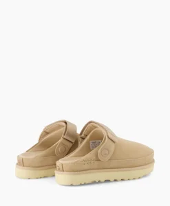 Sale Sandaal Zonder Hak W Goldenstar Clog Beige Dames Sandalen