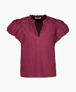 Shop Blouse Klara Bordeaux Dames Blouses