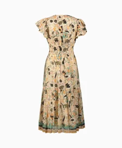 Flash Sale Midi Jurk Angelica Ecru Dames Jurken