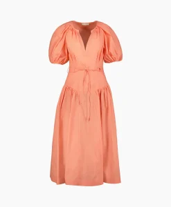 Online Midi Jurk Carina Pink Dames Jurken