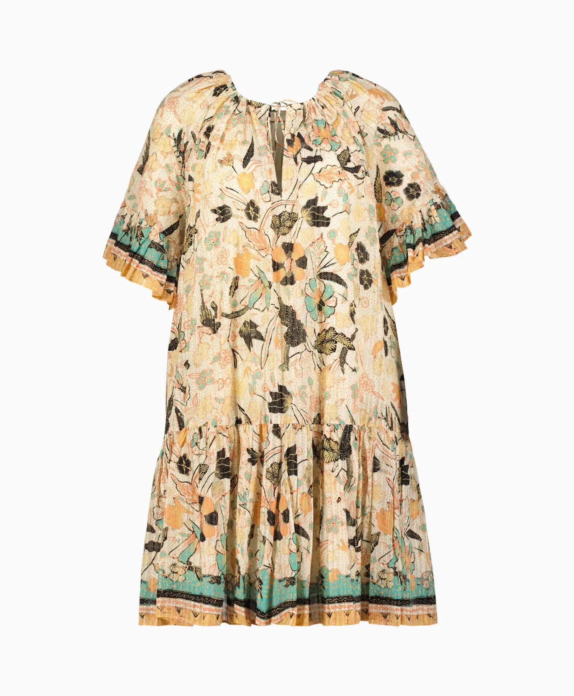 Cheap Mini Jurk Malie Ecru Dames Jurken