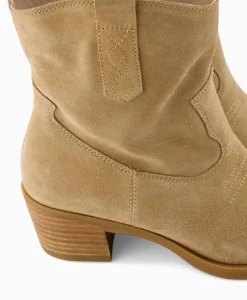 Store Enkellaars Gwen_Bs Beige Dames Laarzen