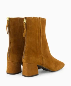 Best Sale Enkellaars Lucas Ks Cognac Dames Laarzen