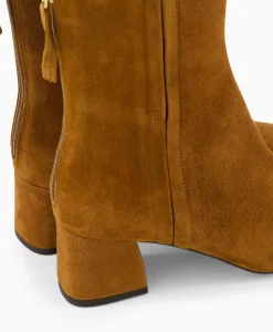 Best Sale Enkellaars Lucas Ks Cognac Dames Laarzen