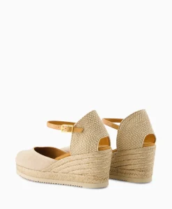 Clearance Sandaal Met Hak Caceres_Ecl Beige Dames Sandalen