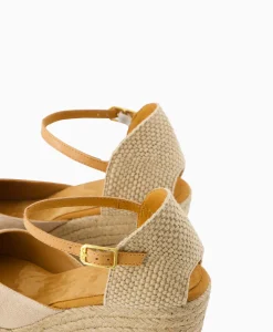 Clearance Sandaal Met Hak Caceres_Ecl Beige Dames Sandalen