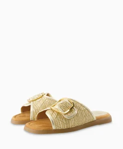 Flash Sale Sandaal Zonder Hak Crayyu Goud Dames Sandalen