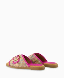 Sale Sandaal Zonder Hak Crayyu Bruin Dessin Dames Sandalen