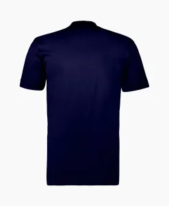 Store T-Shirt Interlock Supima Blauw Heren T-Shirts