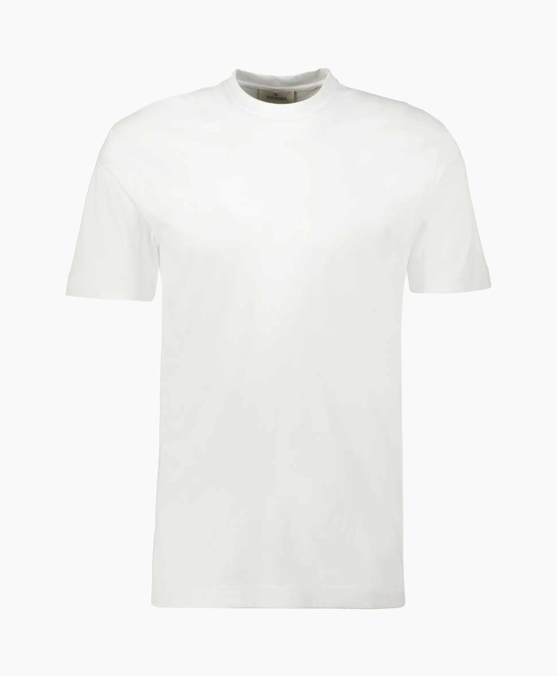 Store T-Shirt Interlock Supima Wit Heren T-Shirts