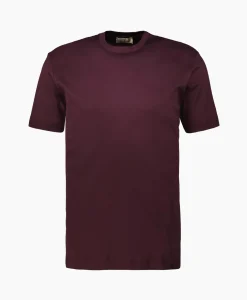 Best T-Shirt Interlock Supima Bordeaux Heren T-Shirts
