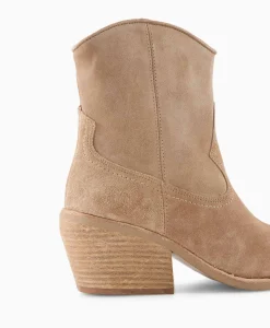 Fashion Enkellaars Eveline Beige Dames Laarzen