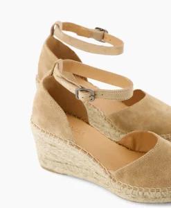 Outlet Espadrille Flora Braid Beige Dames Instappers