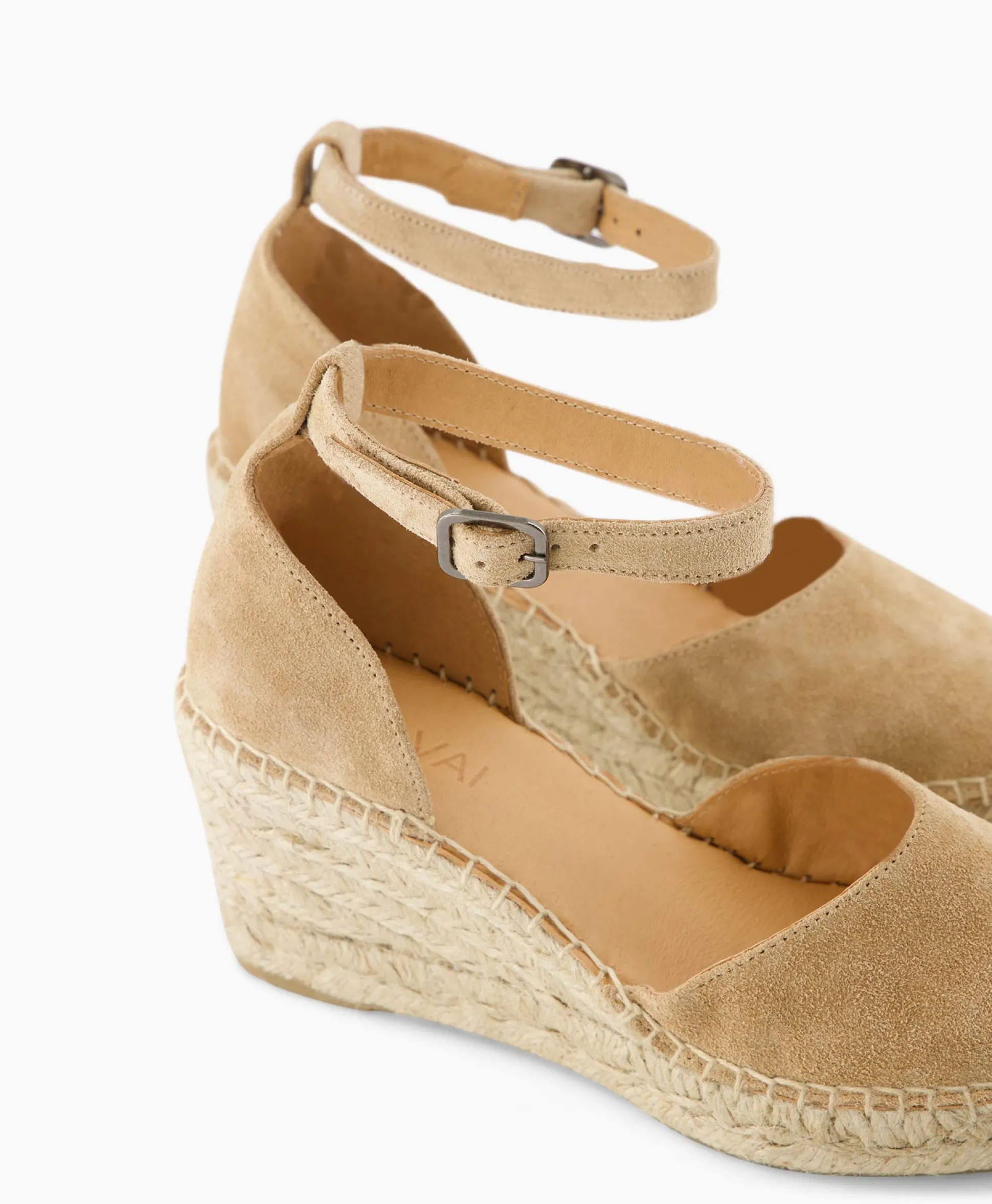 Outlet Espadrille Flora Braid Beige Dames Instappers